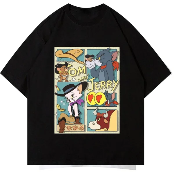 تیشرت طرح تام و جری