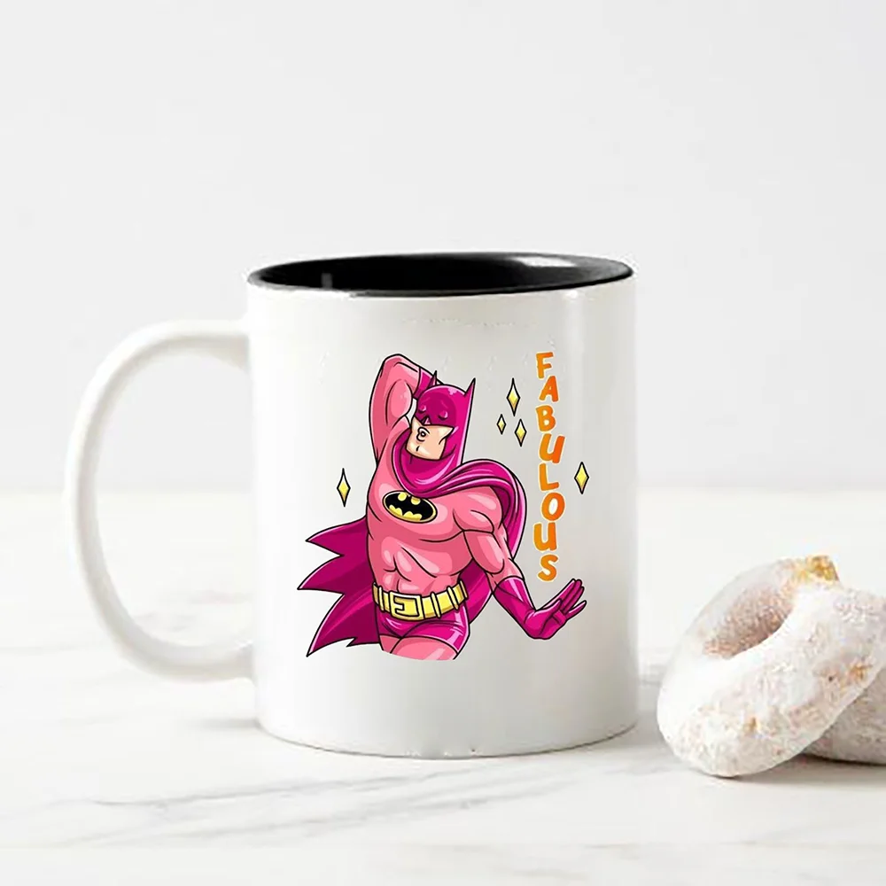 ماگ طرح بتمن صورتی فبیولس